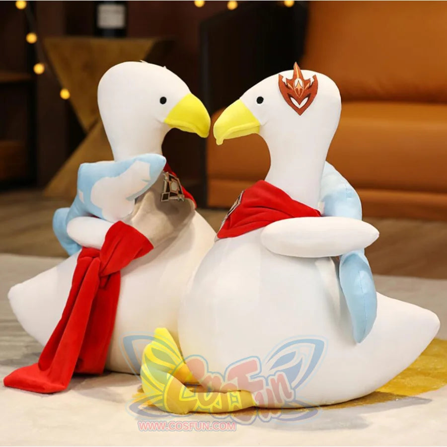 Genshin Impact Tartaglia Duck Cosplay Plush Doll C07559