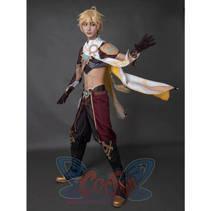 Genshin Impact Traveler Aether Cosplay Costume C00280 Costumes