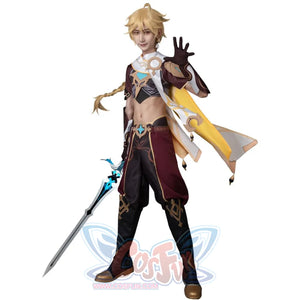 Genshin Impact Traveler Aether Cosplay Costume C00280 S Costumes