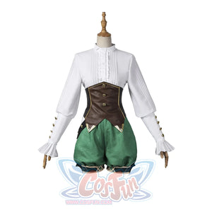 Genshin Impact Venti Cosplay Costume Jacquard Version C00442 Costumes