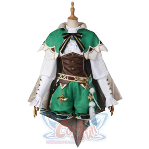 Genshin Impact Venti Cosplay Costume Jacquard Version C00442 Women / Xs Costumes