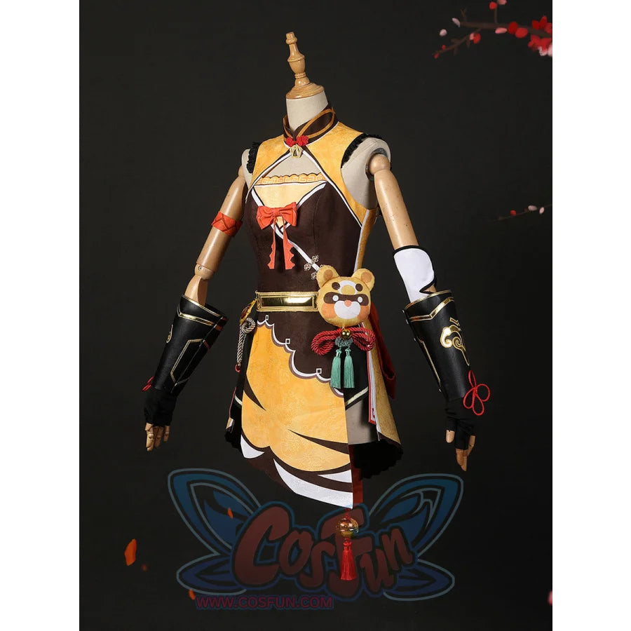 Genshin Impact Xiangling Cosplay Costume Jacquard Version C02809 Costumes