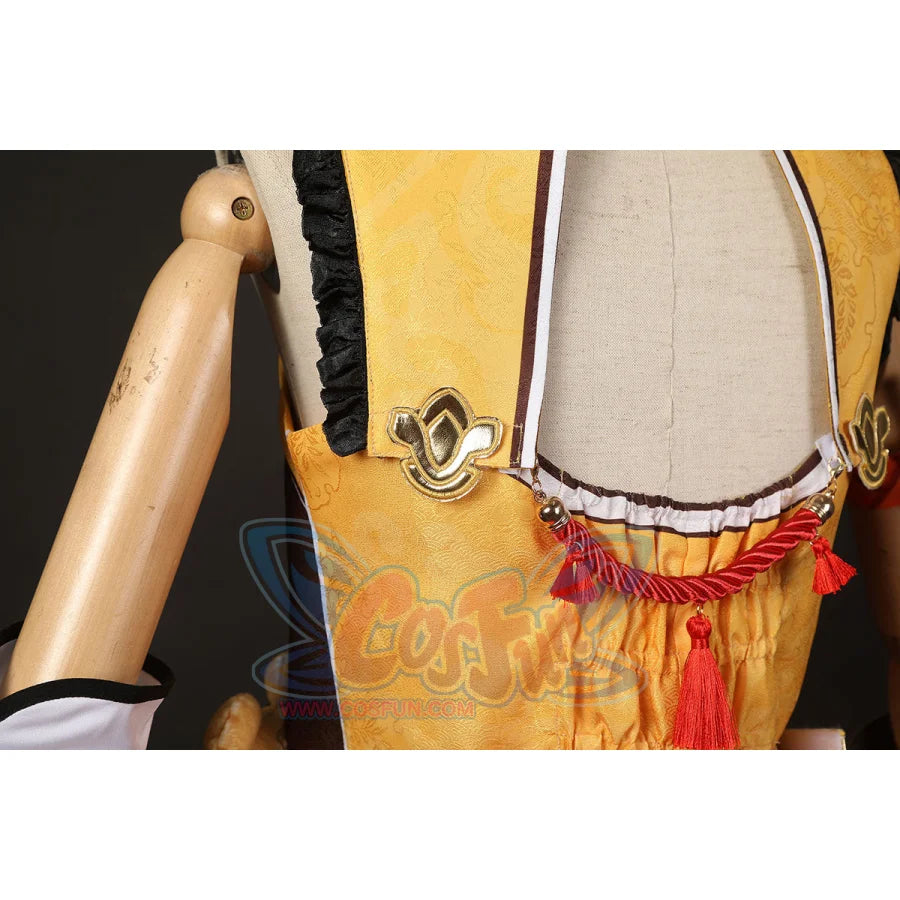 Genshin Impact Xiangling Cosplay Costume Jacquard Version C02809 Costumes