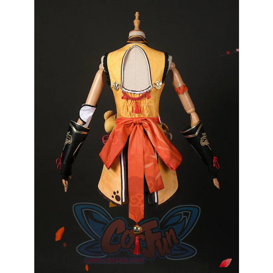 Genshin Impact Xiangling Cosplay Costume Jacquard Version C02809 Costumes