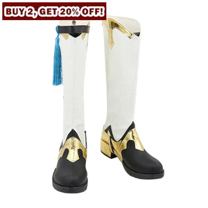 Genshin Impact Xingqiu Cosplay Shoes C00452 #38(24Cm) & Boots