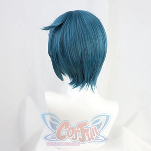 Genshin Impact Xingqiu Cosplay Wigs Blue Short Hair C00457