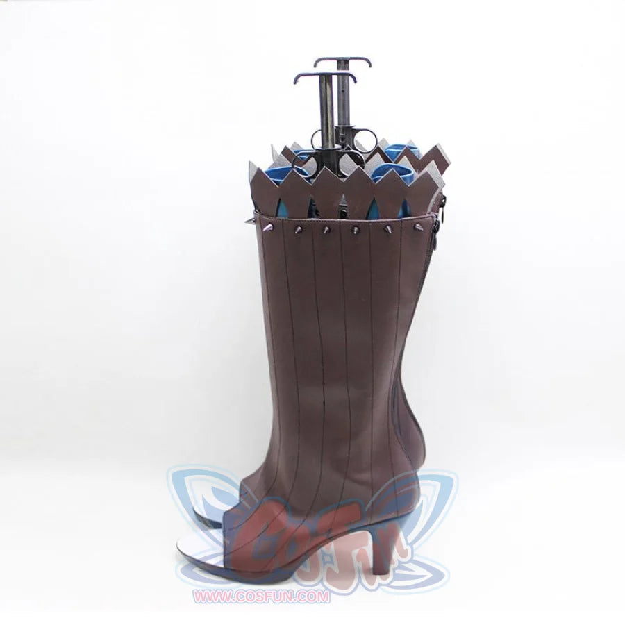 Genshin Impact Xinyan Cosplay Shoes High-Heeled Boots C00454 &