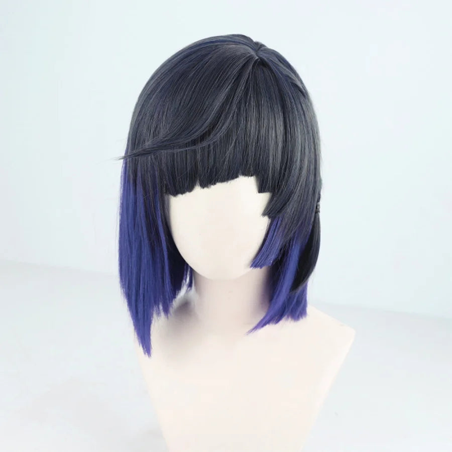 Genshin Impact Ye Lan Cosplay Wig C01128 Blue Costumes