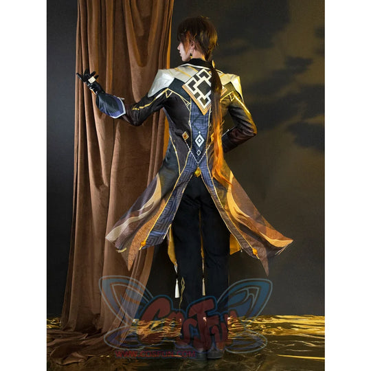 Genshin Impact Zhongli Cosplay Costume C02946 Costumes