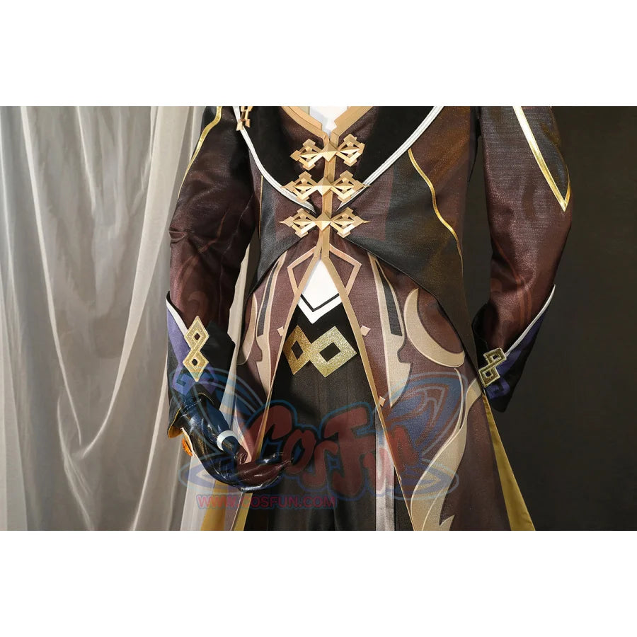 Genshin Impact Zhongli Cosplay Costume C02946 Costumes