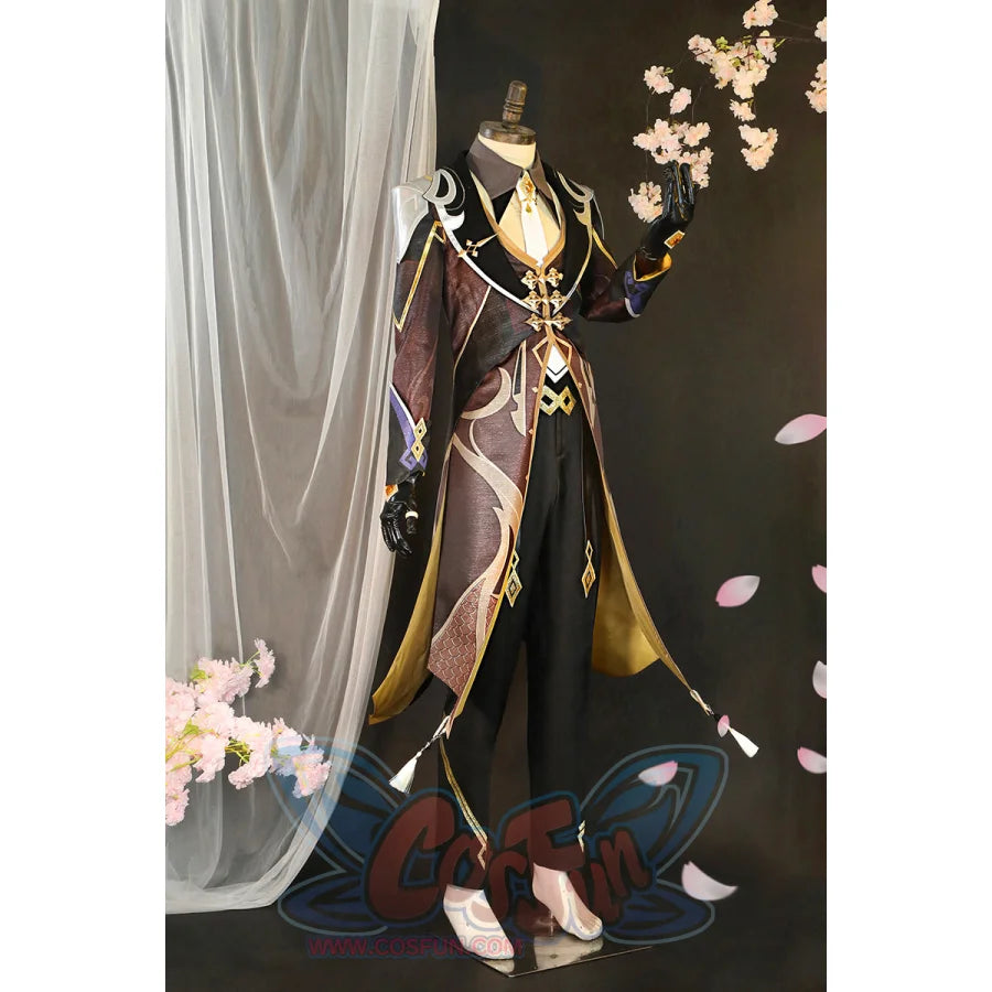 Genshin Impact Zhongli Cosplay Costume C02946 Costumes