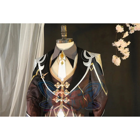 Genshin Impact Zhongli Cosplay Costume C02946 Costumes