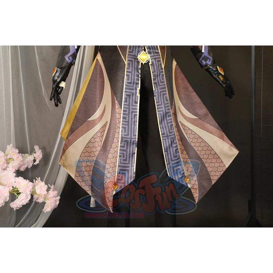 Genshin Impact Zhongli Cosplay Costume C02946 Costumes