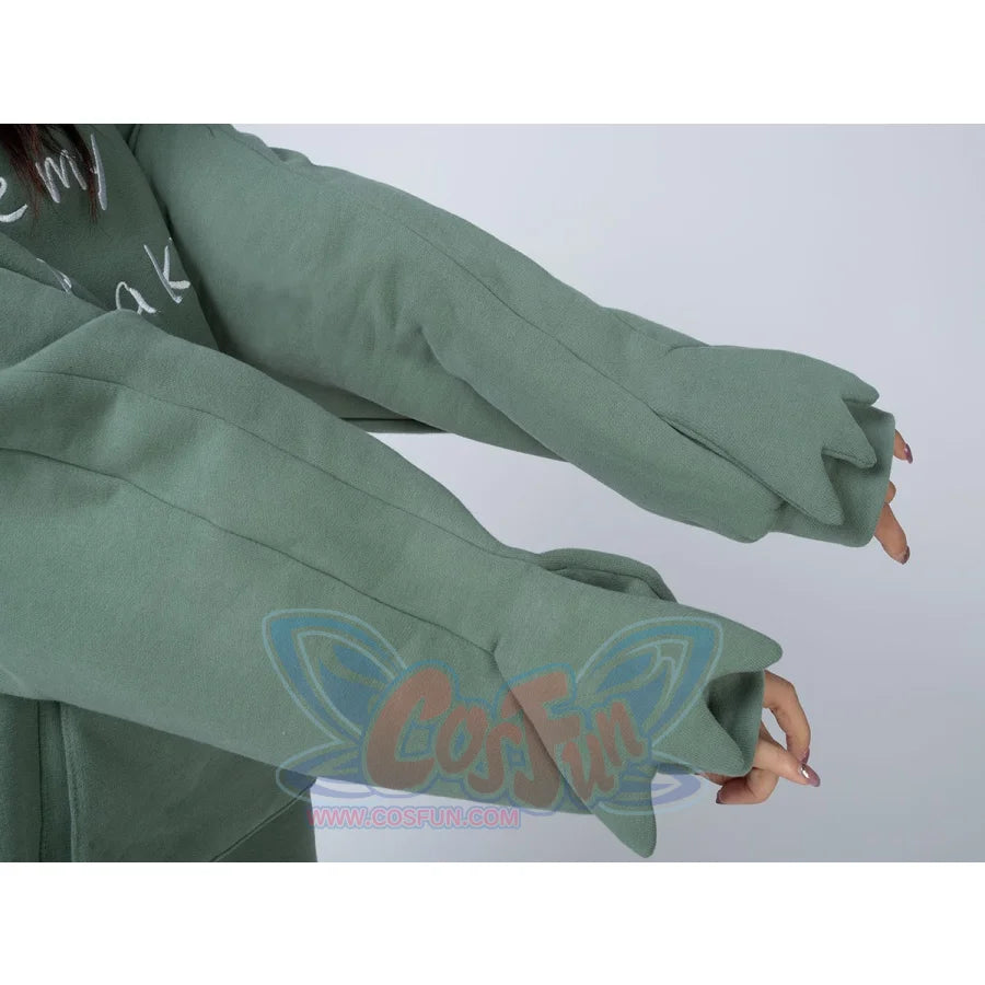 Green Froggy Give My Princess Oversized Hoodie Coat C00064 Hoodie