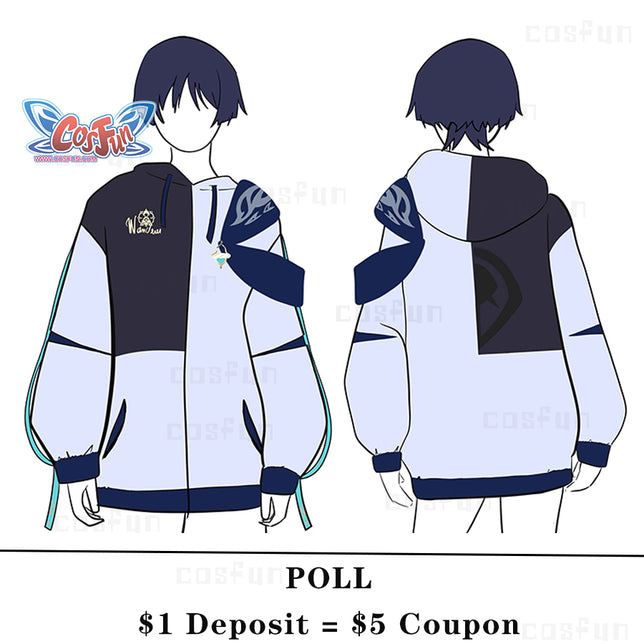 【POLL】Deposit COSFUN Original Genshin Impact Scaramouche Wanderer Cosplay Derivative Hoodie