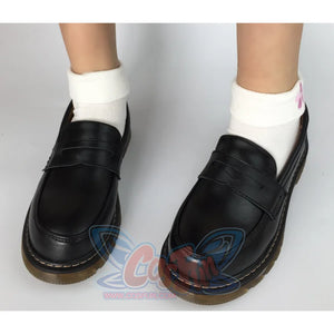 Japanese Mori Girls College Style All-Match Penny Loafer Womens Shoes Canvas