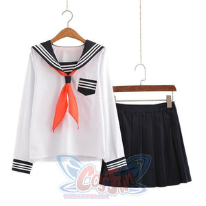 Jk School Uniform Student Sailor Black White Suit Mp006021 / S