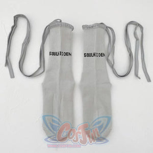 Jk Socks Tied Strip Thin Summer Kawaii Grey Luminous / One Size Stockings&socks