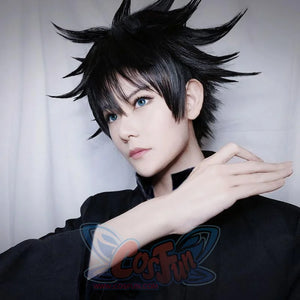 Jujutsu Kaisen Fushiguro Megumi Hedgehog Hair Black Short Wig Cosplay Wig