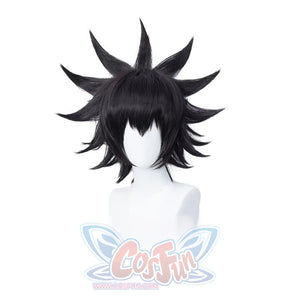 Jujutsu Kaisen Fushiguro Megumi Hedgehog Hair Black Short Wig Cosplay Wig