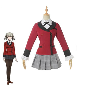 Kakegurui: Compulsive Gambler Kirari Momobami Cosplay Costume Jk School Uniform Mp006035 Costumes