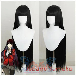 Kakegurui Compulsive Gambler Yumeko Jabami Cosplay Wig Black Long Straight Hair Mp005760 Wigs