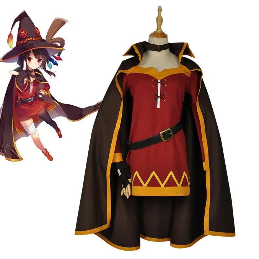 Konosuba Gods Blessing On This Wonderful World Megumin Cosplay Costume Costumes