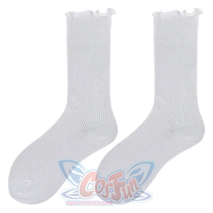 Lace Socks Women Summer Thin White Jk Kawaii Stockings / One Size Stockings&socks