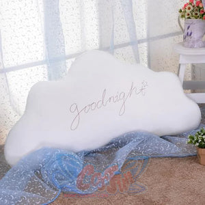 Letter Script Sky Cloud Pillow Cushion Soft Warm Stuffed Toy Plush Doll