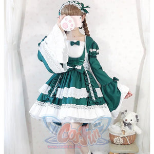 Lolita Princess Dress Full Suit Cosplay Maid For Children Girls Costumes