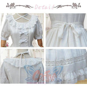 Lolita Time Lace Cording Dress J40310