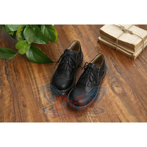 Mori Girl Retro Oxford Martin Round Shoes Canvas