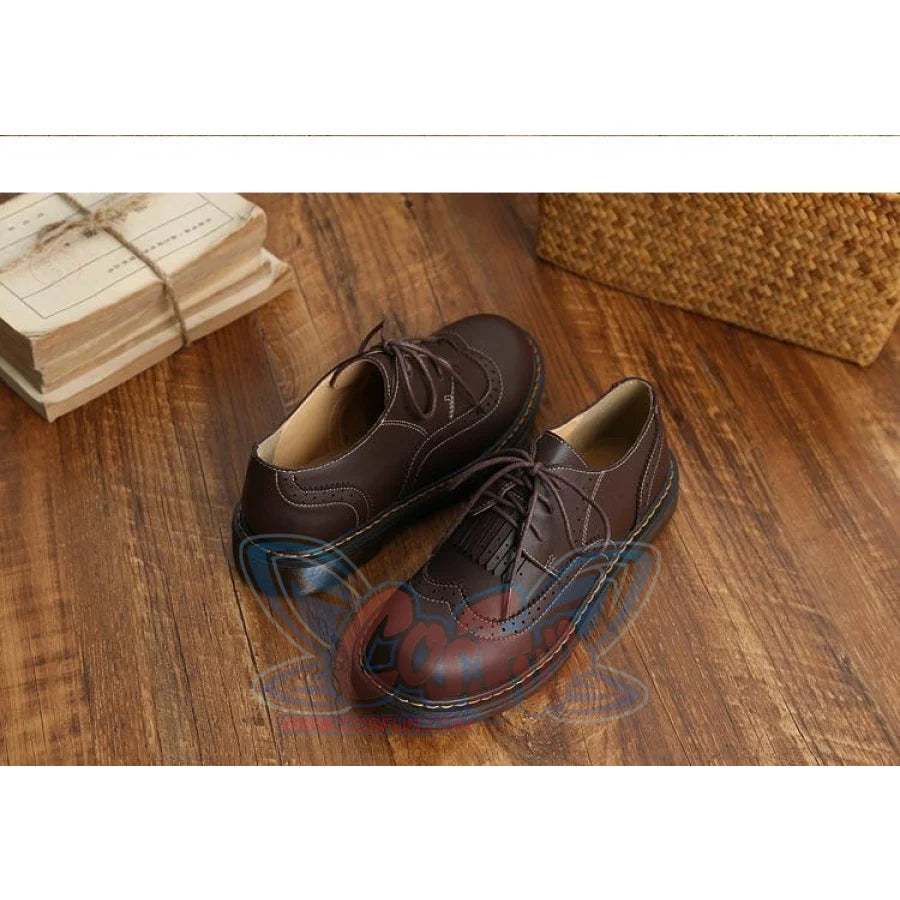 Mori Girl Retro Oxford Martin Round Shoes Canvas