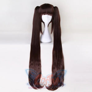 Nekopara Chocolate Vanilla Cosplay Wig Kawaii Wavy Long Pigtails Hair Chocolat Wigs