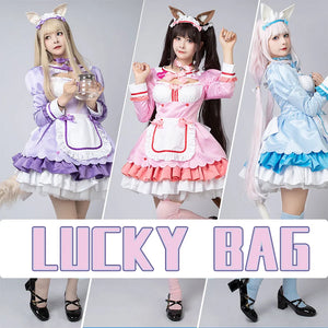 【Lucky Bag】Nekopara Vol. 4 Cosplay Costume Maid Outfit S Costumes