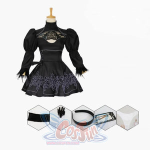 Nier Automata Cosplay Costume Yorha 2B Sexy Outfit Women Dress Costumes