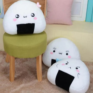 Onigiri Japanese Rice Balls Pillow Cushion Stuffed Toy Plush Doll