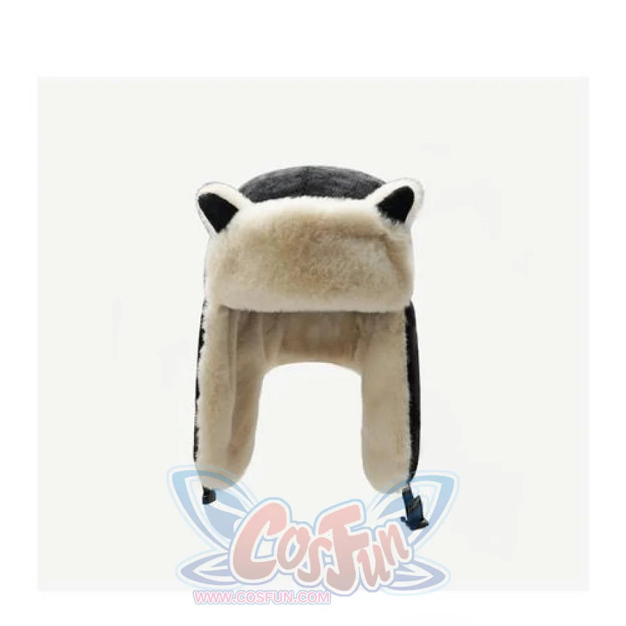 Outdoor Cute Fox Ears Fleece Helmet Caps Black / M56-58Cm Hats&caps