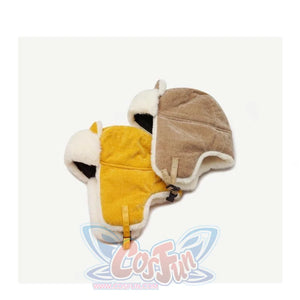 Outdoor Cute Fox Ears Fleece Helmet Caps Hats&caps