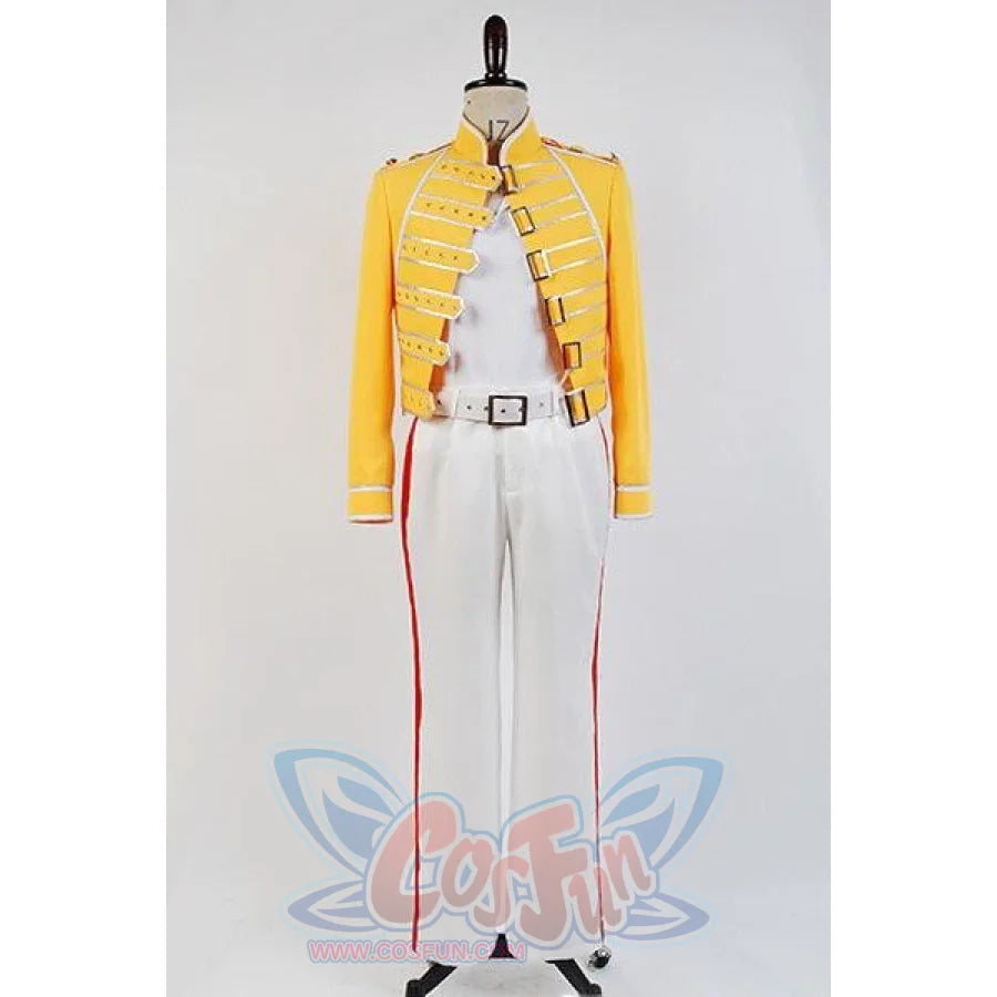 Queen Lead Vocals Freddie Mercury Wembley On Stage Cosplay Costume Costumes