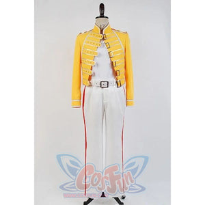 Queen Lead Vocals Freddie Mercury Wembley On Stage Cosplay Costume Costumes