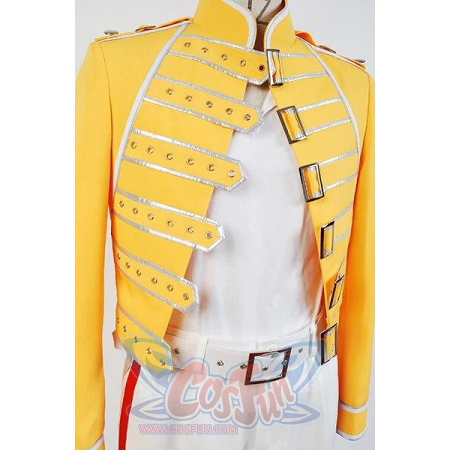 Queen Lead Vocals Freddie Mercury Wembley On Stage Cosplay Costume Costumes