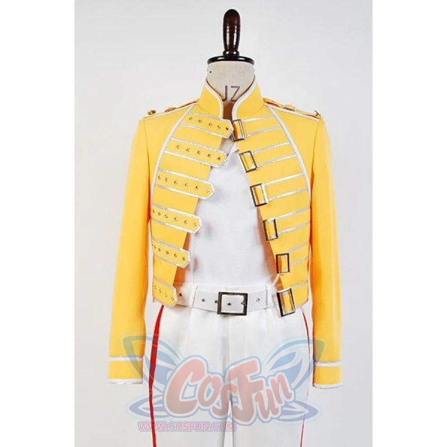 Queen Lead Vocals Freddie Mercury Wembley On Stage Cosplay Costume Costumes