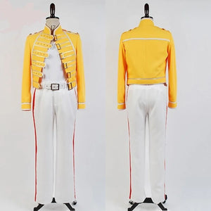 Queen Lead Vocals Freddie Mercury Wembley On Stage Cosplay Costume Costumes