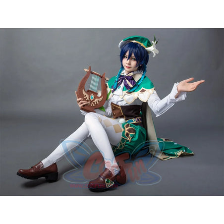 Role-Playing Game Genshin Impact Venti Cosplay Costume Mp006229 Costumes