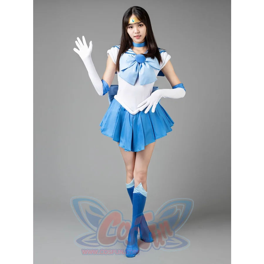 Sailor Moon Mercury Mizuno Ami Cosplay Costumes Mp000571