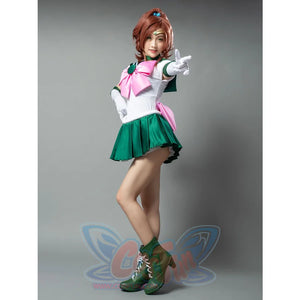 Sailor Moon Jupiter Kino Makoto Cosplay Costumes Mp000292