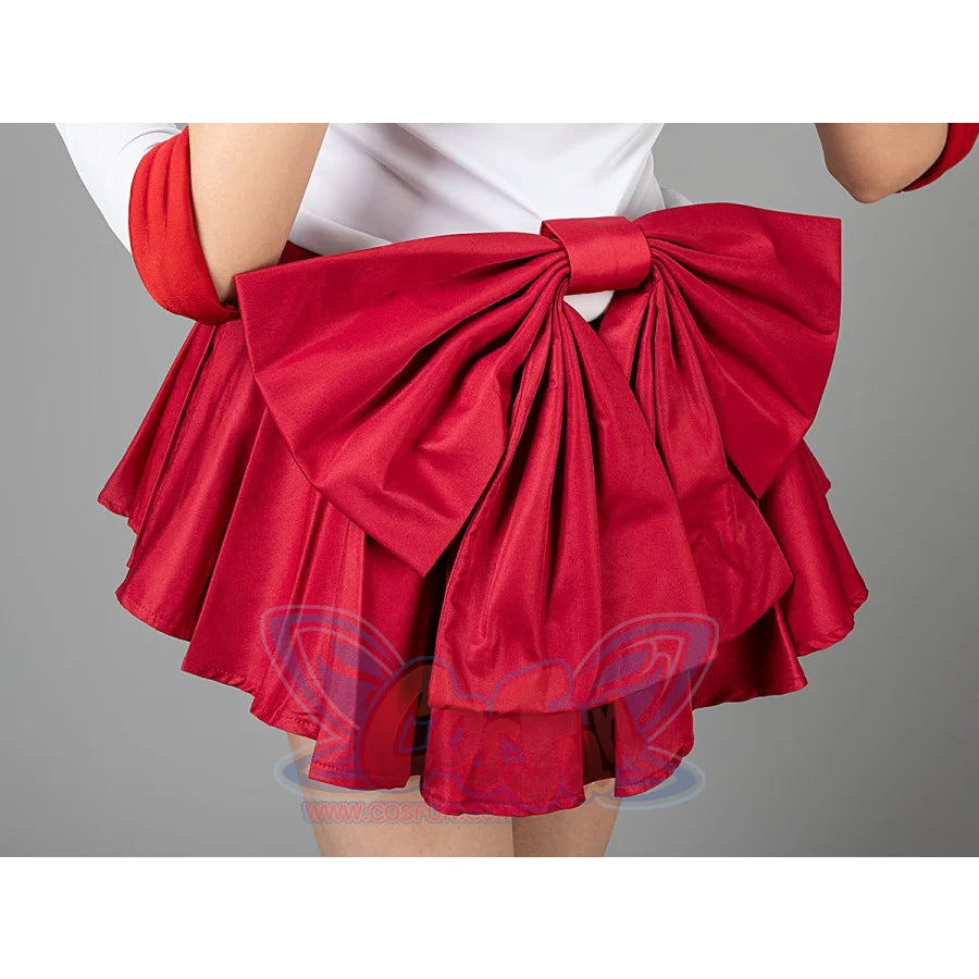 Sailor Moon Mars Hino Rei Cosplay Costumes Red Suit Mp000570