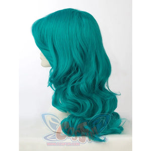 Sailor Moon Neptune Kaiou Michiru Cosplay Wigs Wavy Teal Hair Mp003937