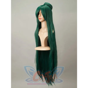 Sailor Moon Pluto Meiou Setsuna Cosplay Wigs Long Hair With Bun Mp001065